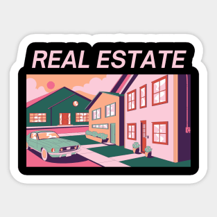 Real Estate Retro Sticker